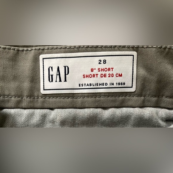 Gap 8” Vintage Men’s Shorts in Pilot Grey - Size 28 - Picture 5 of 7